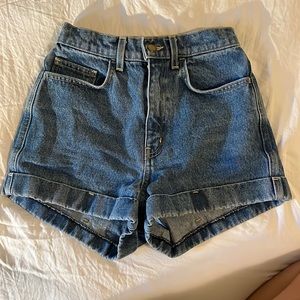 high waisted american apparel shorts